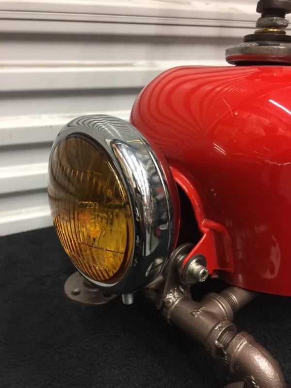 MOTORCYCLE GAS TANK LAMP ( Sportster ) Carpy’s Cafe Racers