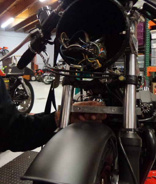 Alloy Fork Brace CB750 19691976 HONDA Carpy’s Cafe Racers