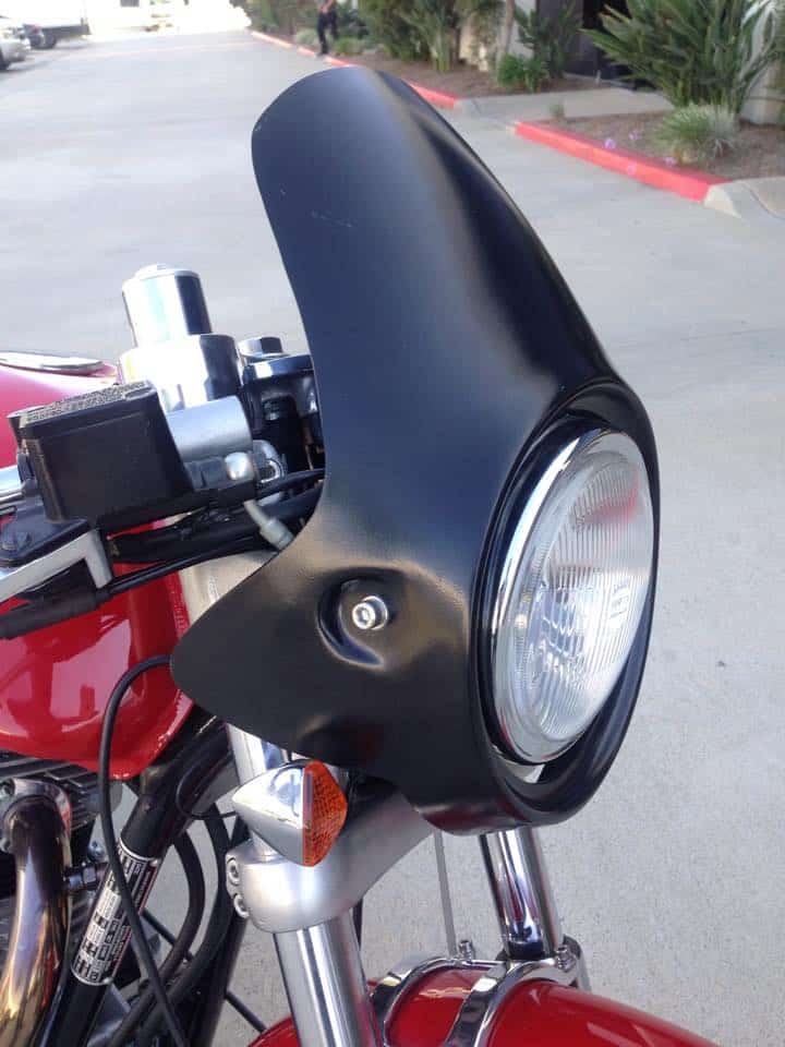 Retro 7'' Headlight Fairing & WindScreen For Honda CB 175 200 250 350 Cafe Racer