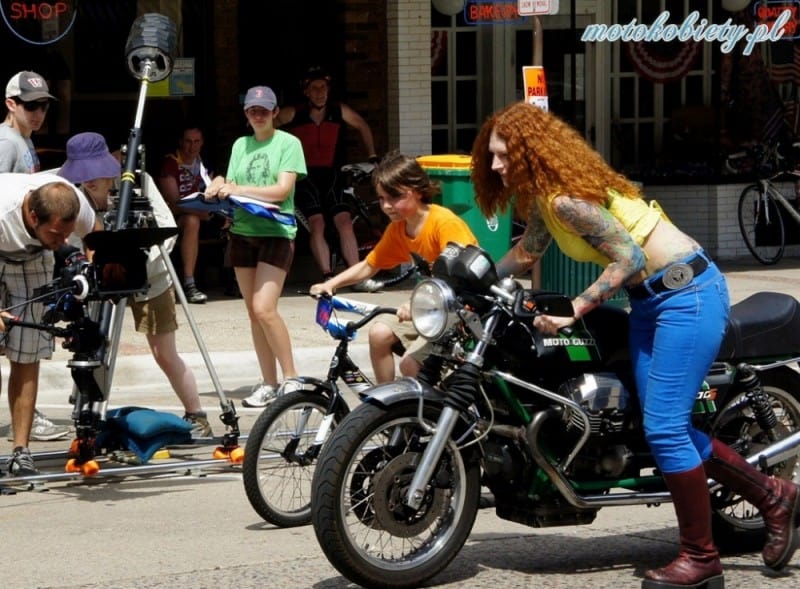 Girl Meets Bike Movie very strange Independant Movie Carpy’s Cafe Racers